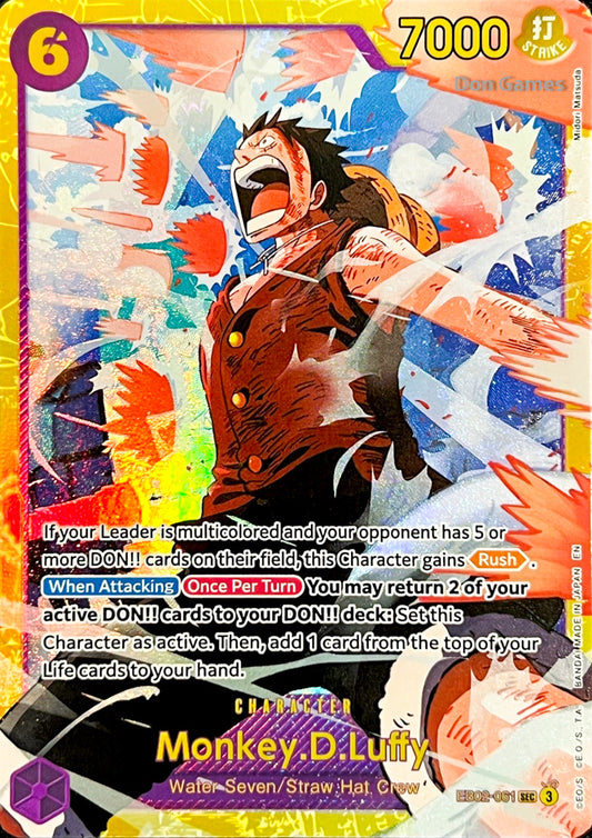 EB02-061 Monkey. D. Luffy Character Card (PRB-02 Reprint)