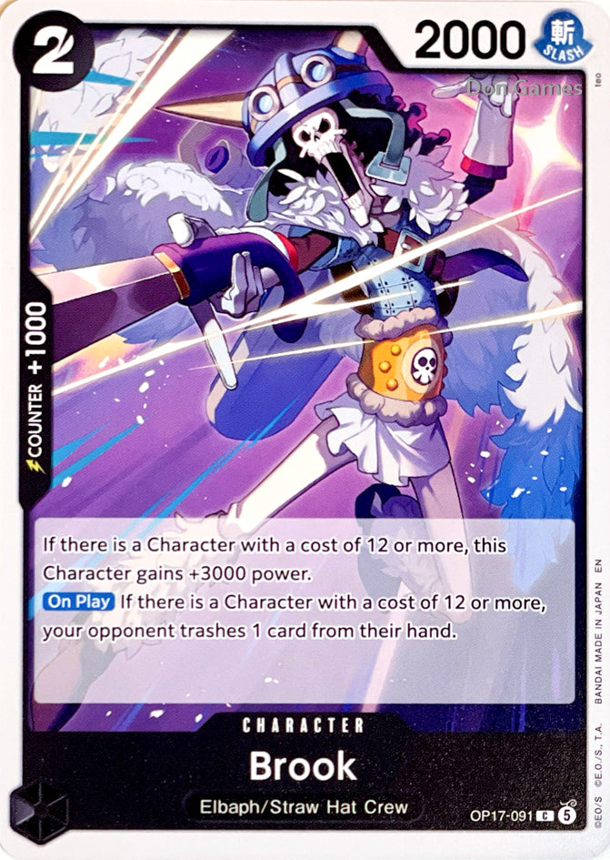 OP17-091 Brook Character Card