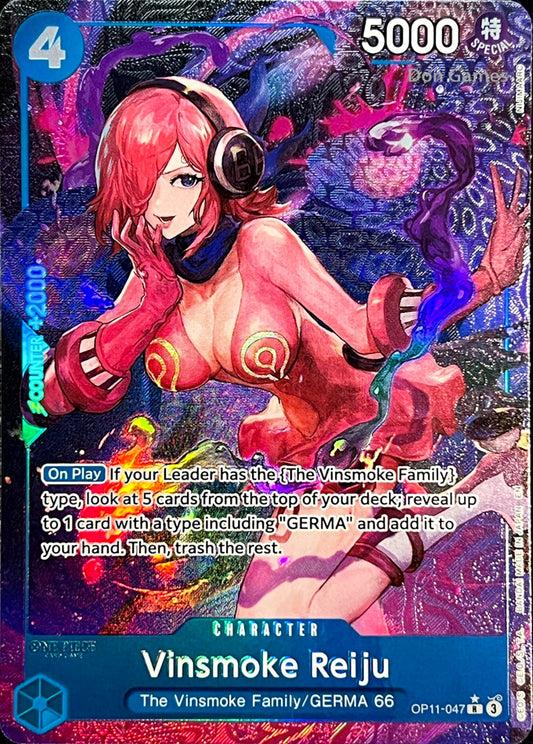 OP11-047 Vinsmoke Reiju Character Card Alternate Art