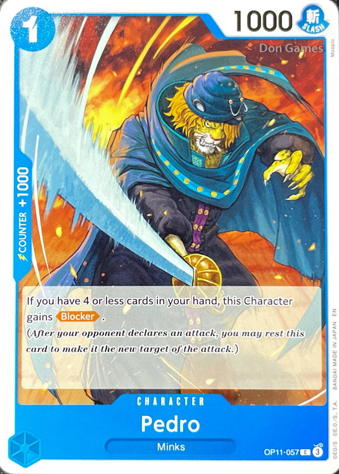 OP11-057 Pedro Character Card