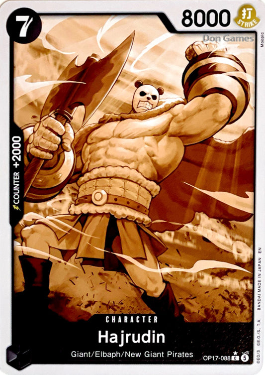 OP17-088 Hajrudin Character Card Pandaman Alternate Art