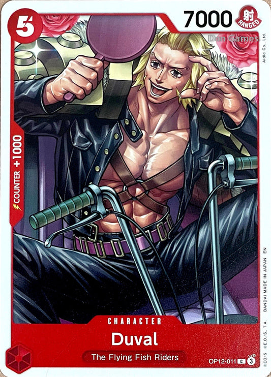 OP12-011 Duval Character Card