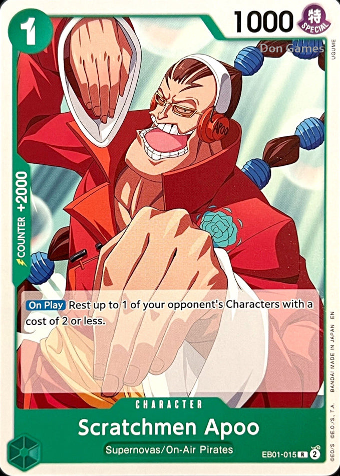 EB01-015 Scratchmen Apoo Character Card Non-Foil