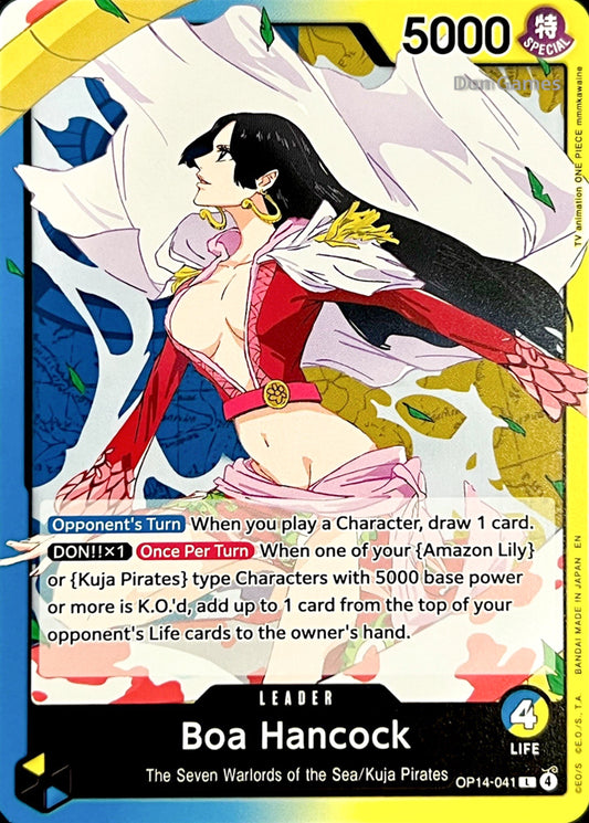OP14-041 Boa Hancock Leader Card