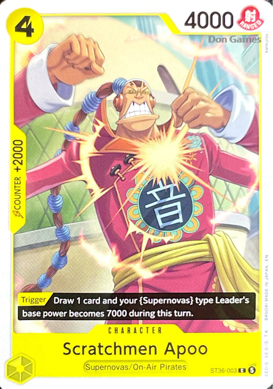 ST36-003 Scratchmen Apoo Character Card