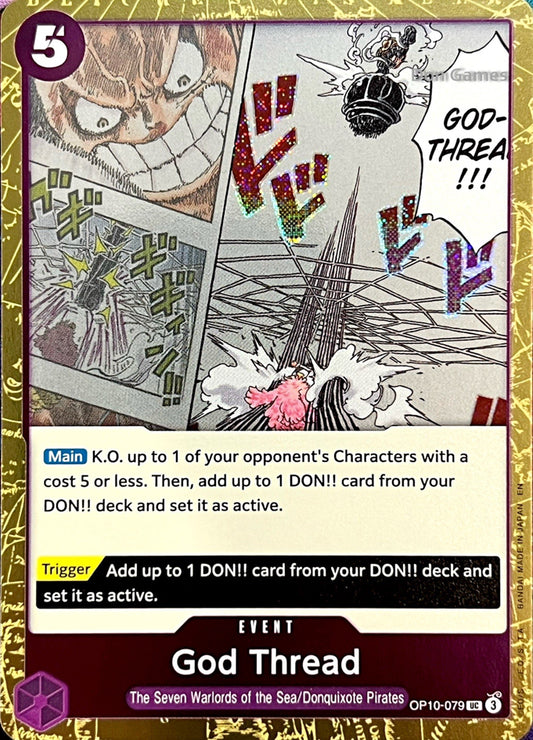 OP10-079 God Thread Event Card Textured Foil