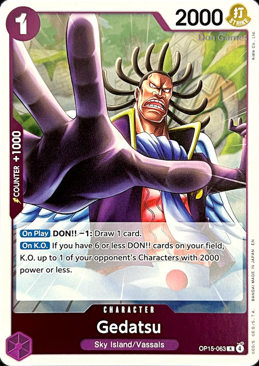 OP15-063 Gedatsu Character Card