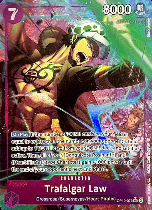 OP12-073 Trafalgar Law Character Card Alternate Art
