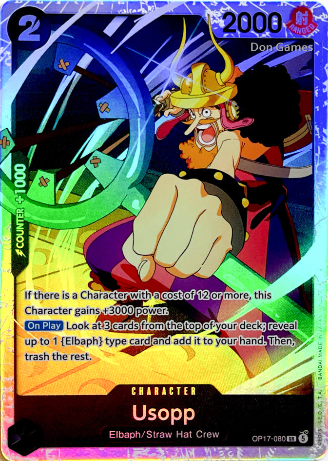 OP17-080 Usopp Character Card