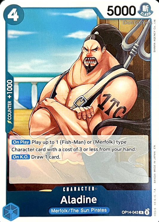 OP14-043 Aladine Character Card