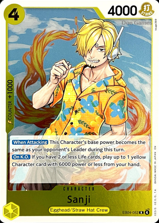 EB04-052 Sanji Character Card