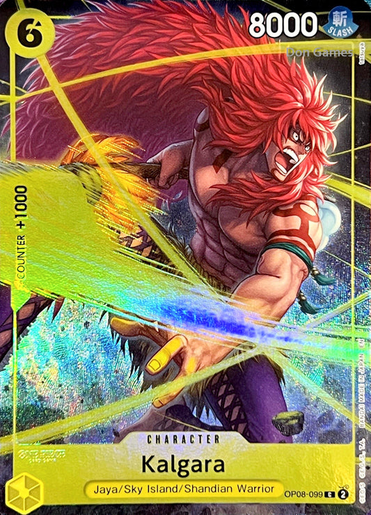 OP08-099 Kalgara Character Card Alternate Art Best Selection Vol. 4