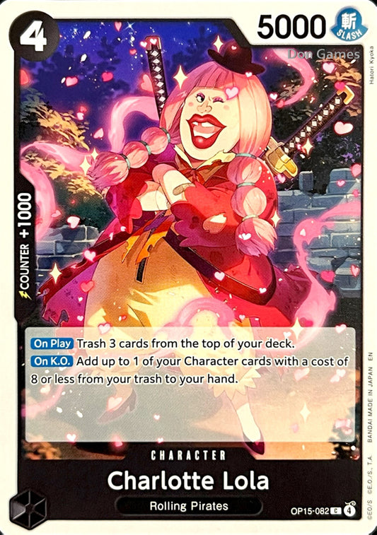 OP15-082 Charlotte Lola Character Card