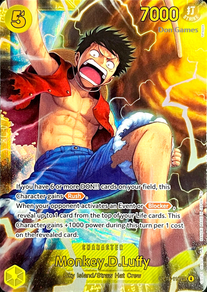 OP15-119 Monkey. D. Luffy Character Card