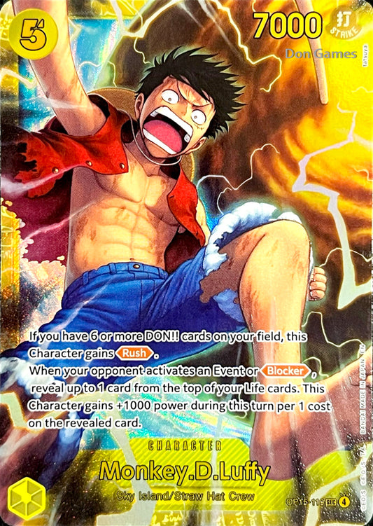 OP15-119 Monkey. D. Luffy Character Card