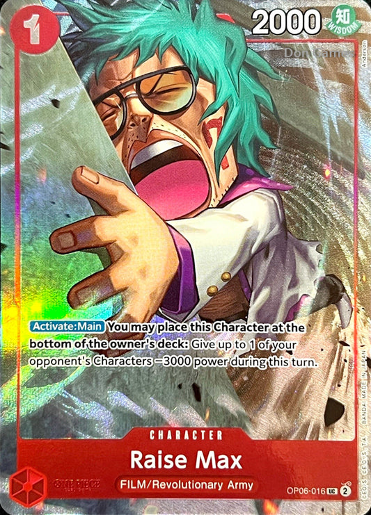 OP06-016 Raise Max Character Card Alternate Art Best Selection Vol. 3