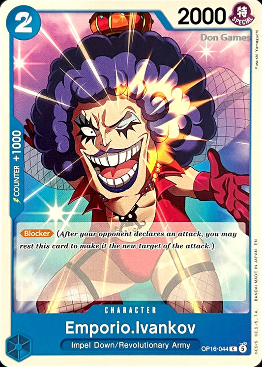 OP16-044 Emporio. Ivankov Character Card