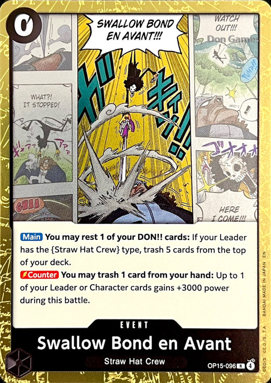 OP15-096 Swallow Bond en Avant Event Card