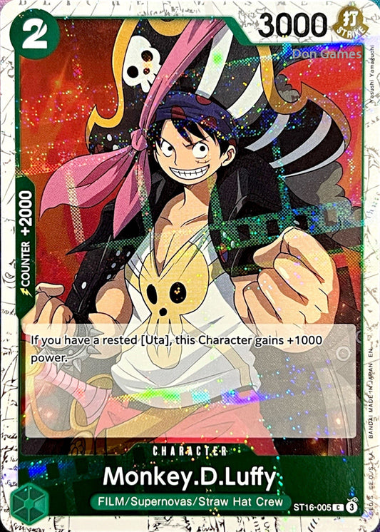 ST16-005 Monkey. D. Luffy Character Card FILM Foil