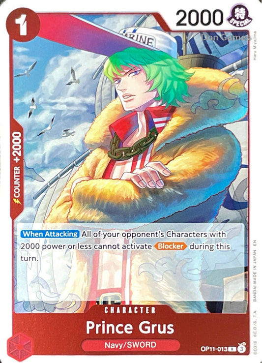 OP11-013 Prince Grus Character Card