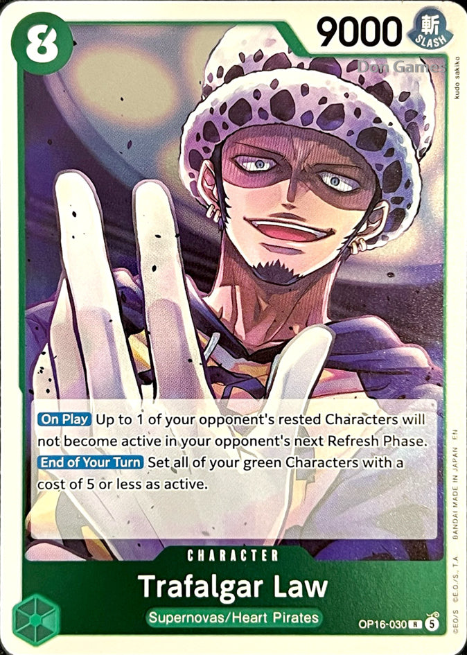 OP16-030 Trafalgar Law Character Card