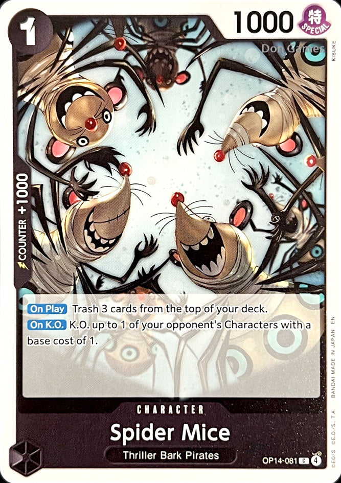 OP14-081 Spider Mice Character Card