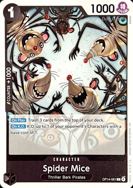 OP14-081 Spider Mice Character Card