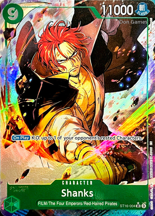 ST16-004 Shanks Character Card Alternate Art