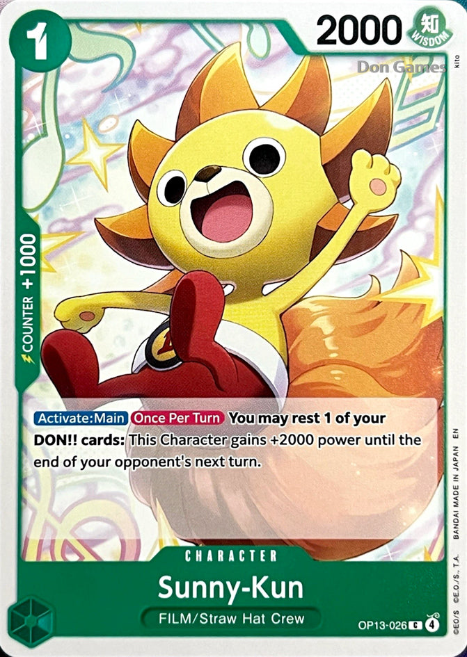 OP13-026 Sunny-Kun Character Card