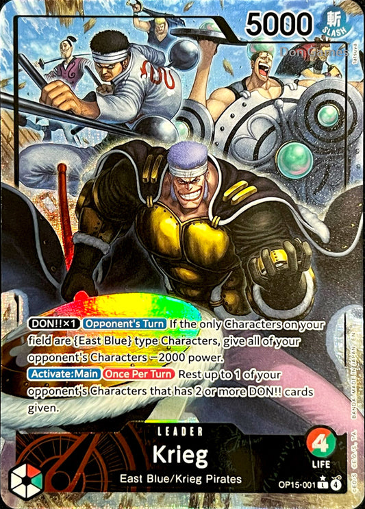OP15-001 Krieg Leader Card Alternate Art