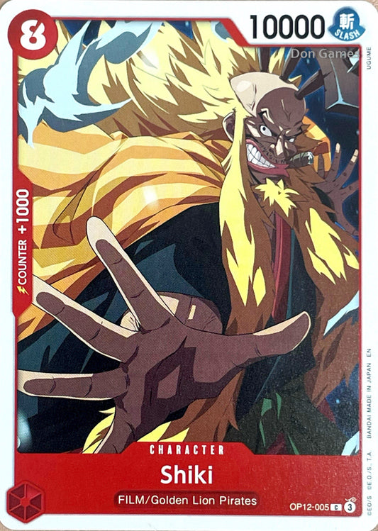 OP12-005 Shiki Character Card