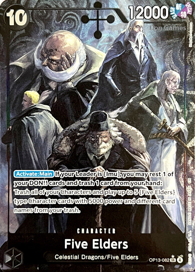 OP13-082 Five Elders Character Card Alternate Art