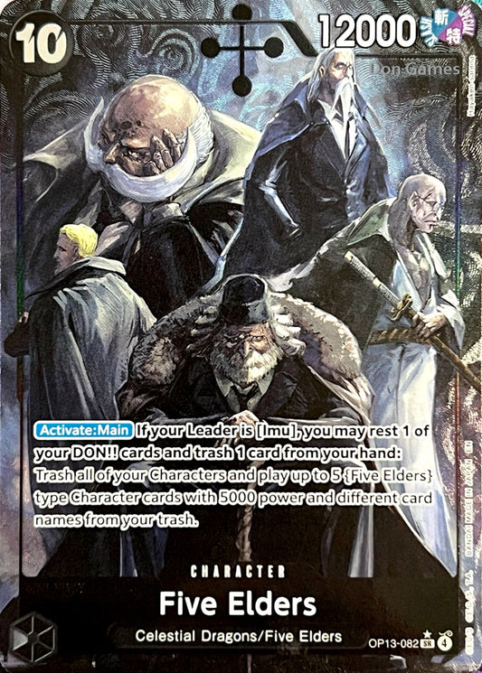 OP13-082 Five Elders Character Card Alternate Art