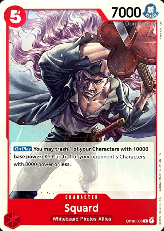 OP16-008 Squard Character Card