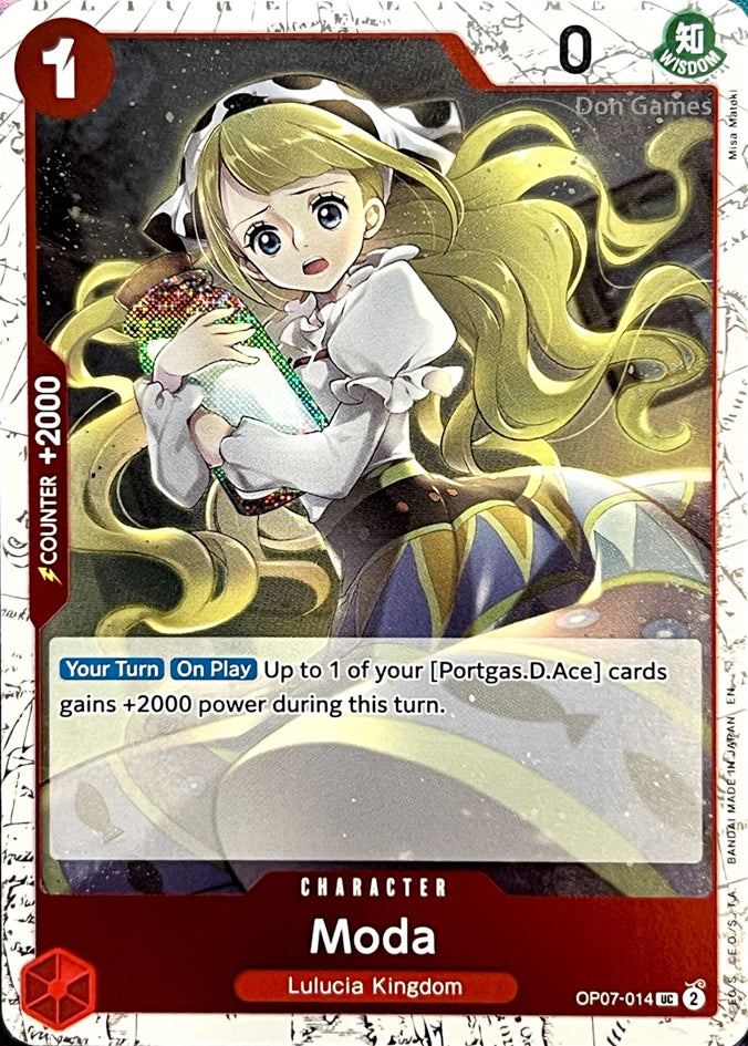 OP07-014 Moda Character Card Textured Foil