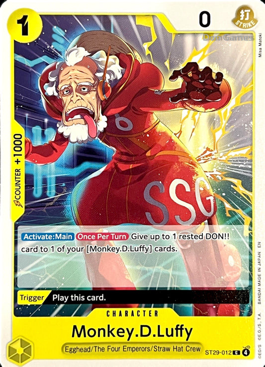 ST29-012 Monkey. D. Luffy Character Card
