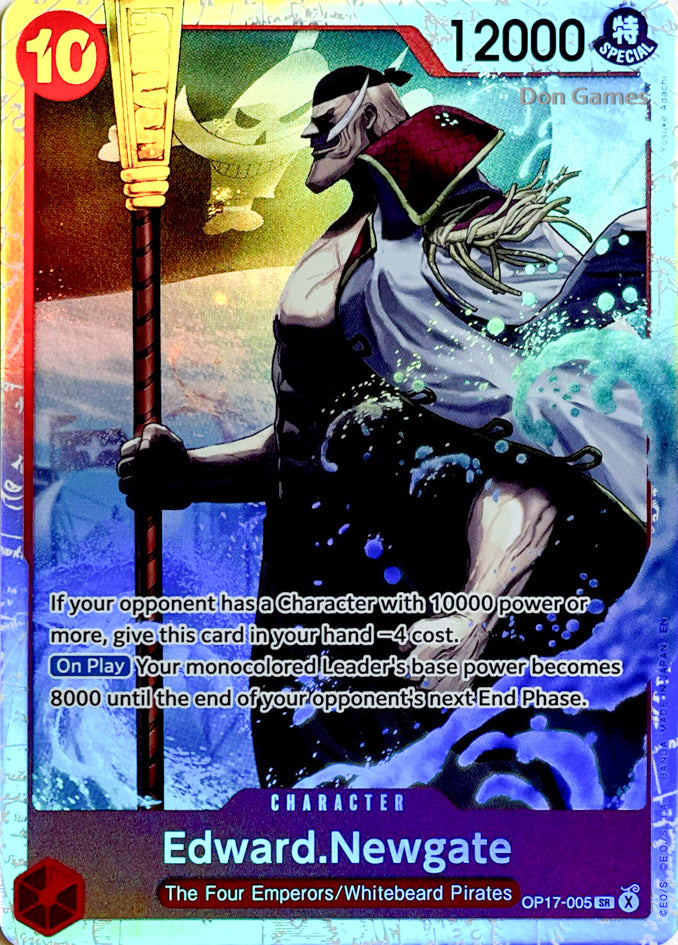 OP17-005 Edward. Newgate Character Card