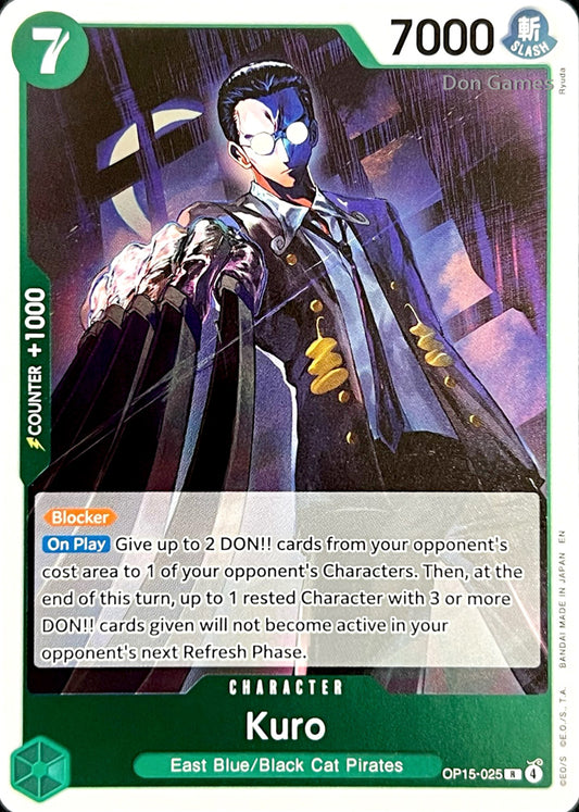 OP15-025 Kuro Character Card