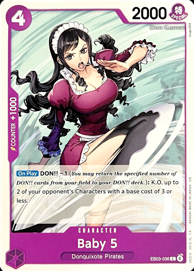 EB03-036 Baby 5 Character Card