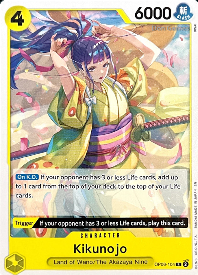 OP06-104 Kikunojo Character Card Non-Foil