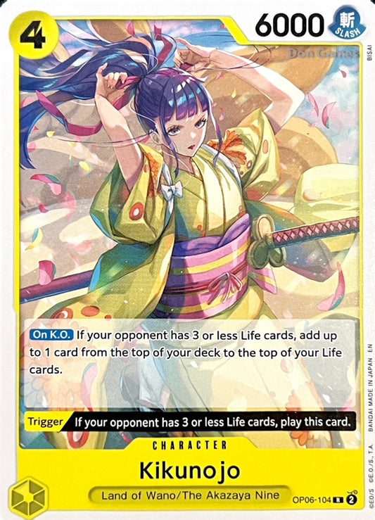 OP06-104 Kikunojo Character Card Non-Foil