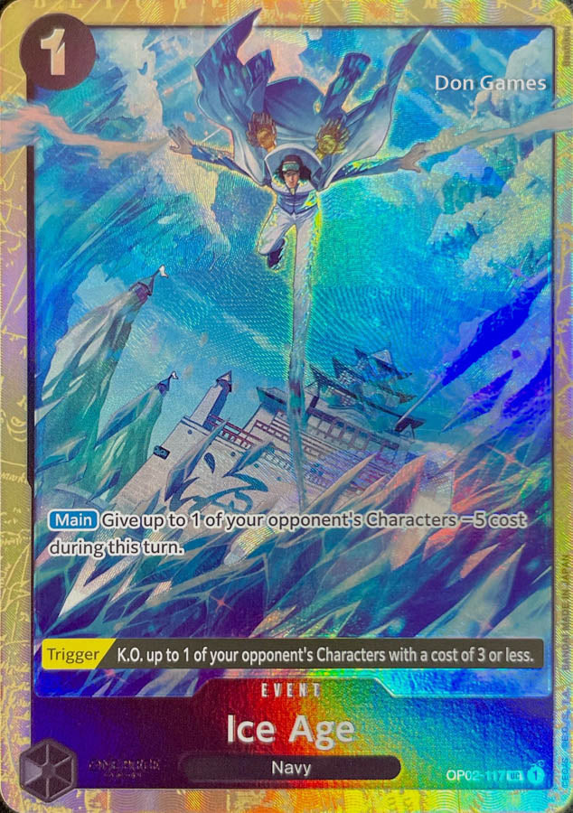 OP02-117 Ice Age Event Card Alternate Art Best Selection Vol. 1