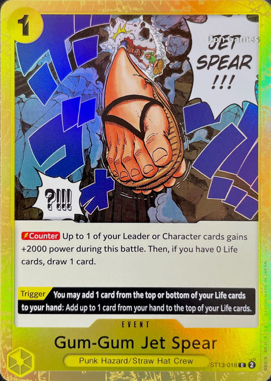 ST13-018 Gum-Gum Jet Spear Event Card