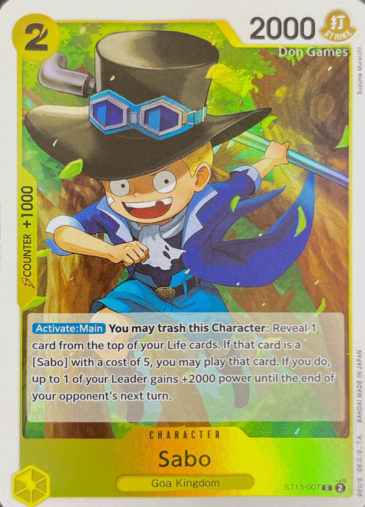 ST13-007 Sabo Character Card