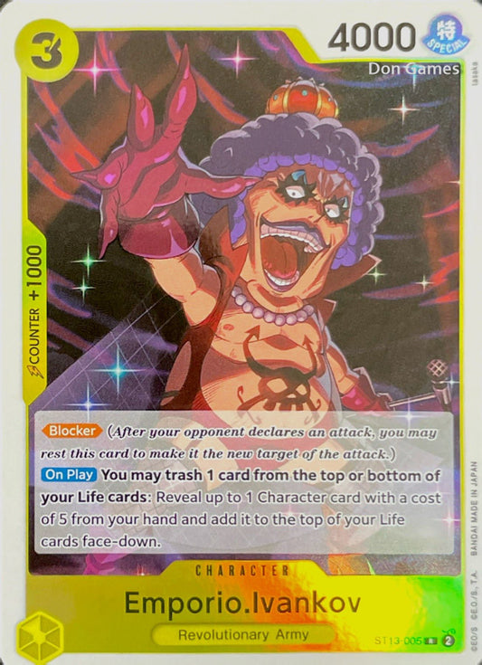 ST13-005 Emporio. Ivankov Character Card