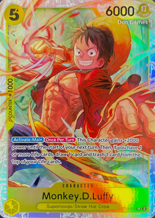 ST13-015 Monkey. D. Luffy Character Card