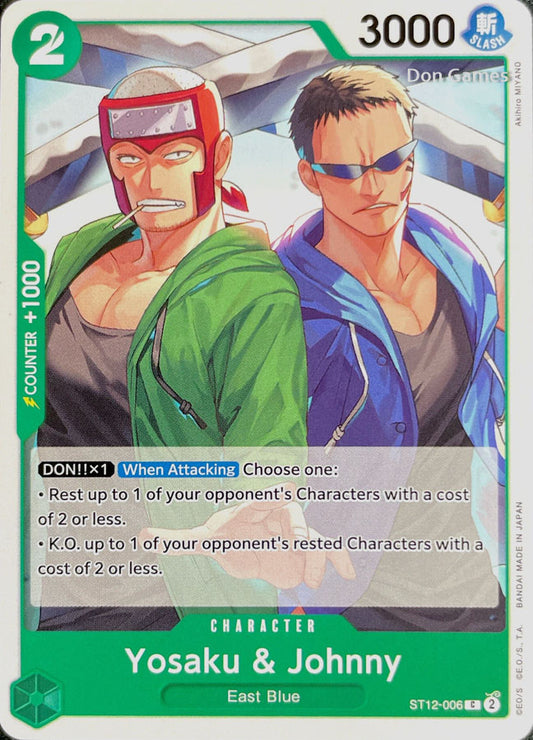 ST12-006 Yosaku & Johnny Character Card