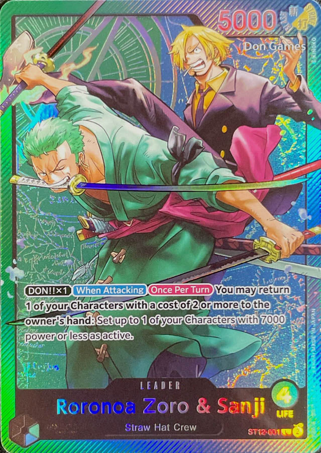 ST12-001 Roronoa Zoro & Sanji Leader Card