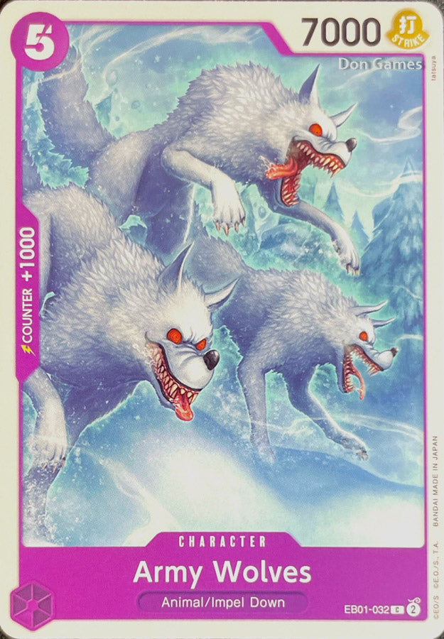 EB01-032 Army Wolves Character Card