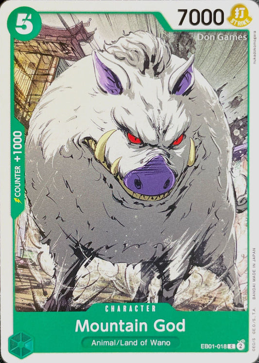 EB01-018 Mountain God Character Card